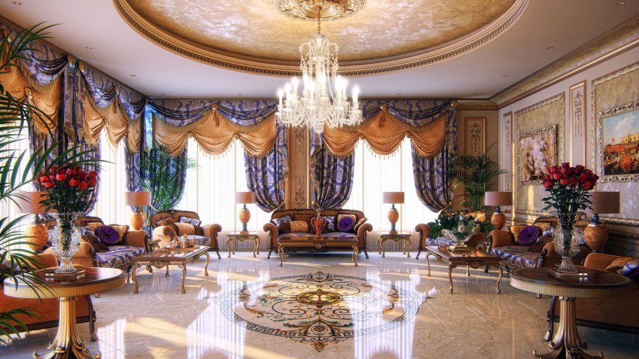 Роскошный интерьер