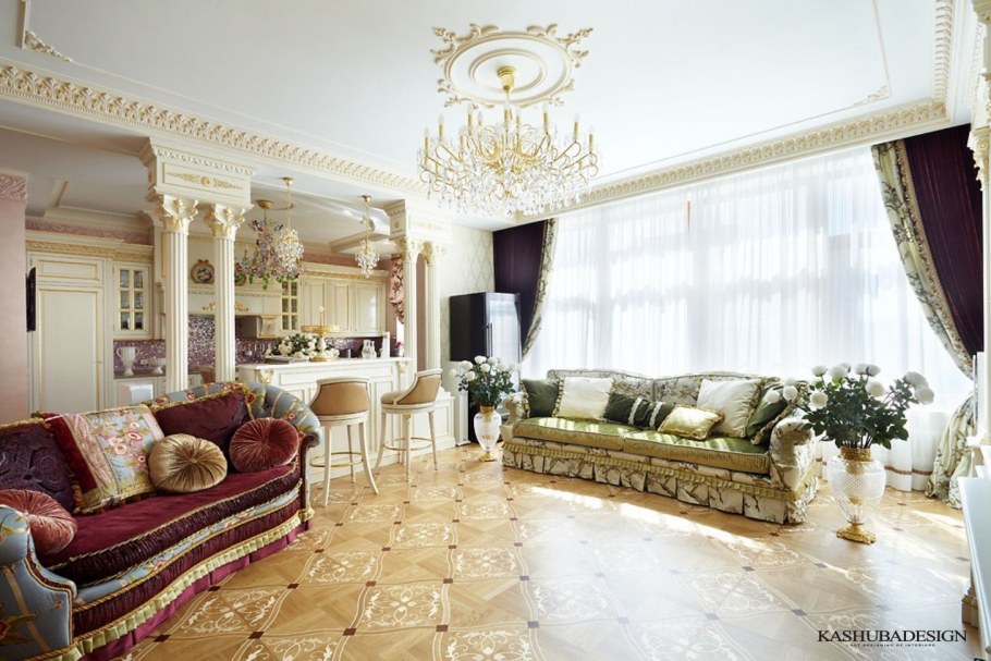 Гостиная Версаче Барокко