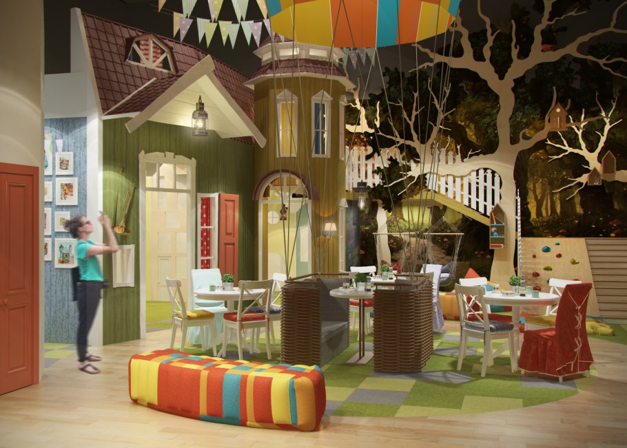 Дизайн гостиной с окнами на Запад