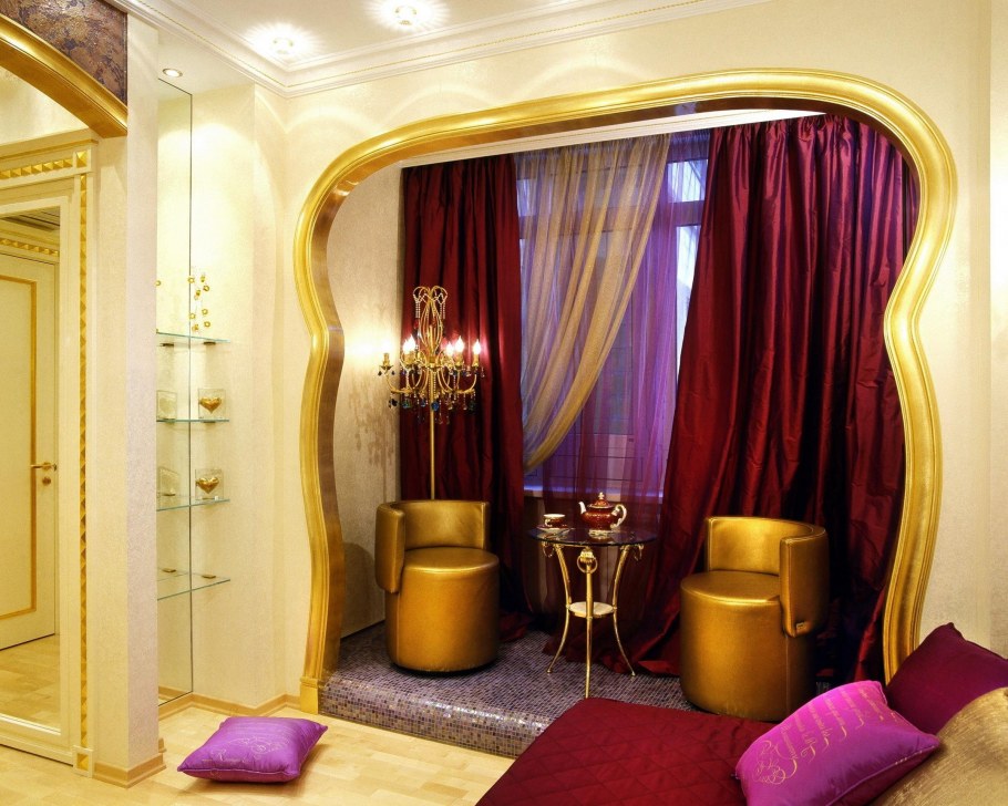 Гламурный интерьер