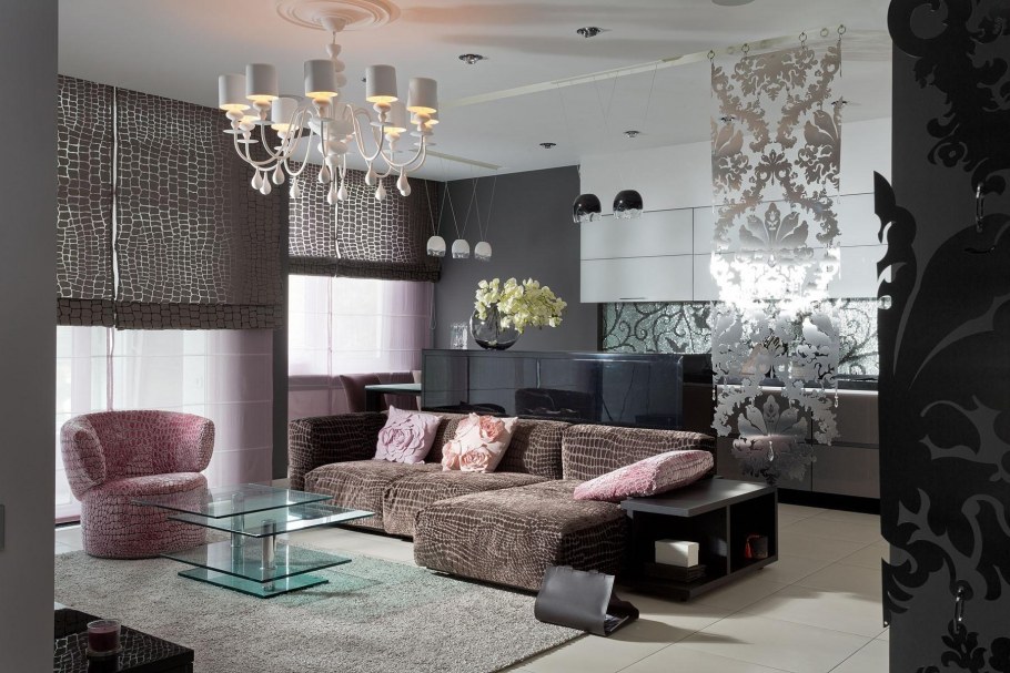 Управляемый светодиодный светильник siyanie 60w r-515-Crystal-220v-ip44