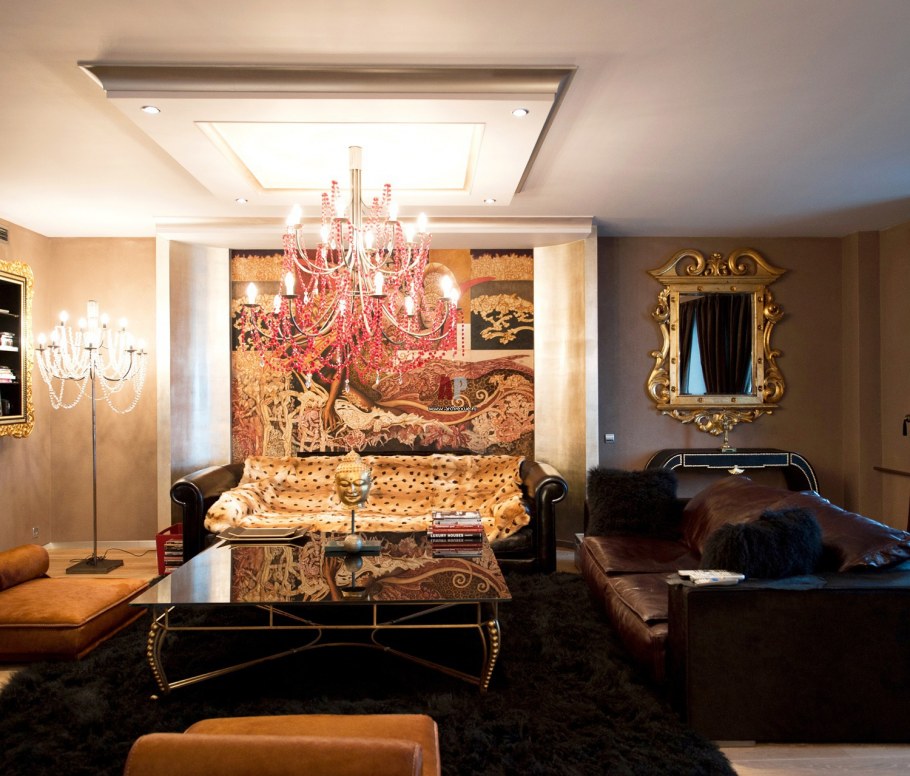 Квартира в стиле гламур
