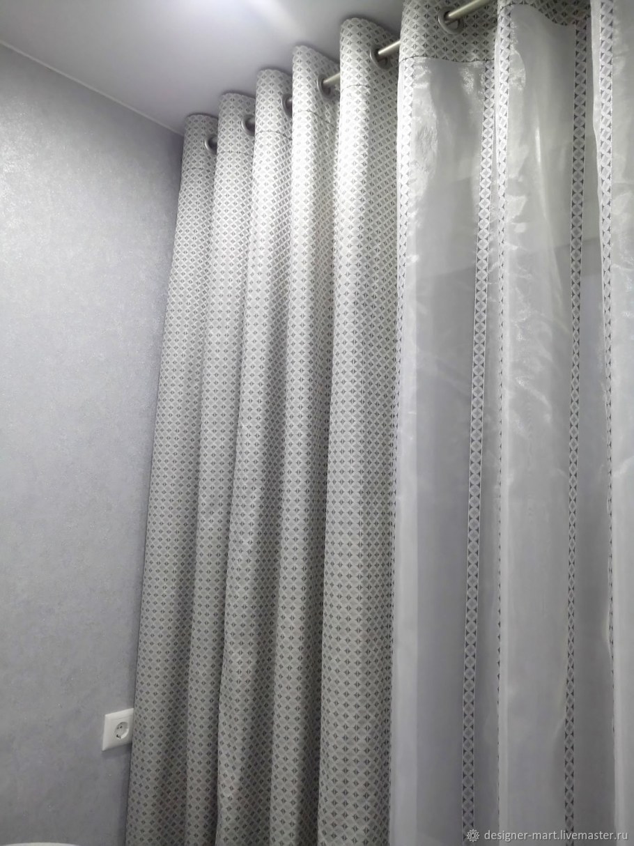 Шторы на люверсной ленте