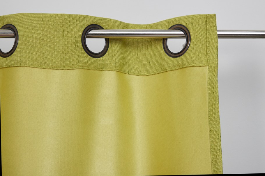 Льняные шторы на люверсах