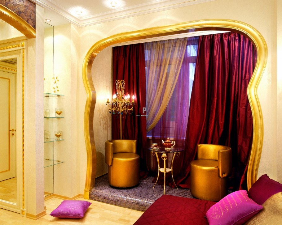 Гламурный интерьер
