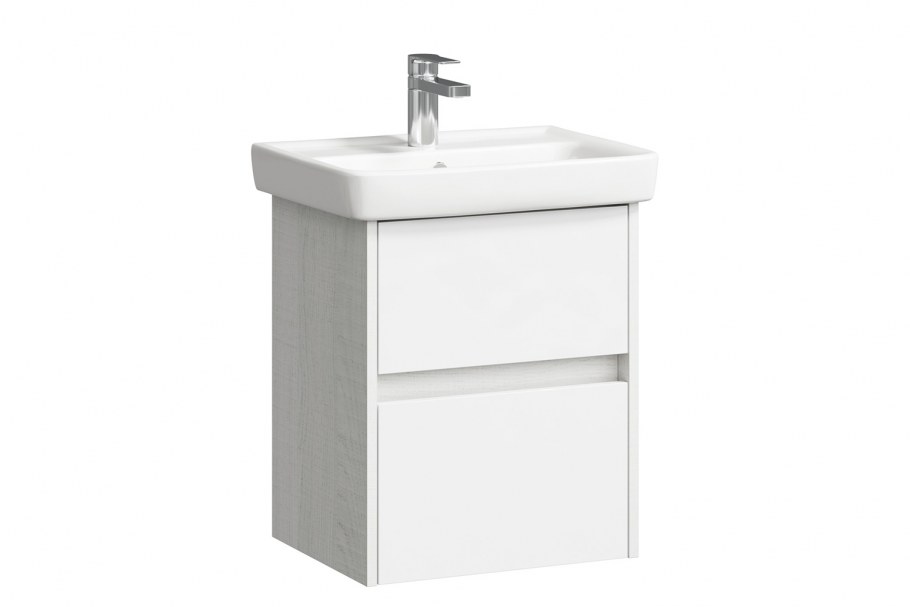 Тумба Сити т5/dk комплект(дуб канадский)+раковина мини 50-СК