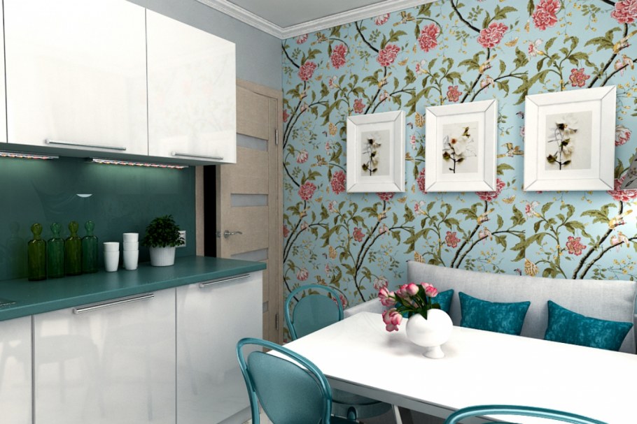 Совмещение лоджии с кухней