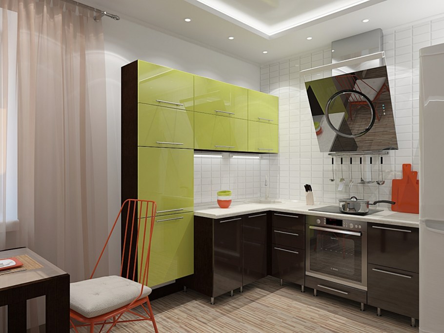 Акценты в интерьере кухни