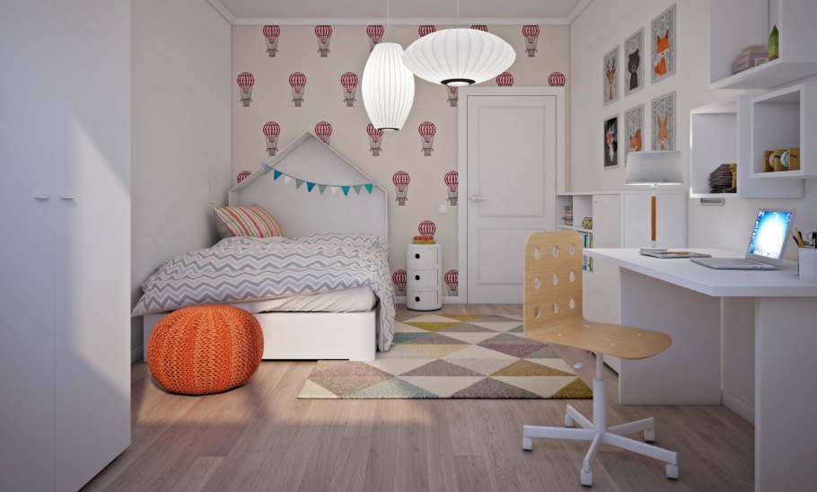 Письменный стол для двух школьников