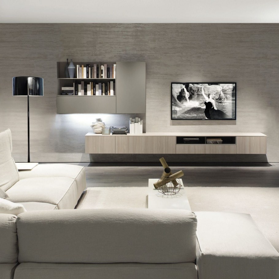 Телестена в гостиной 2020