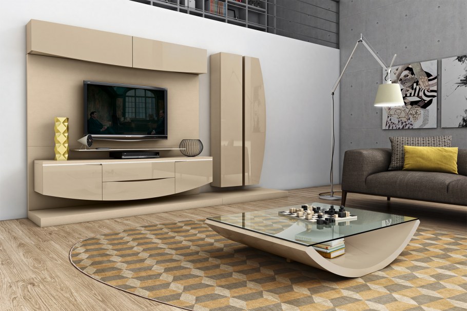 Аниме гостиная с телевизором