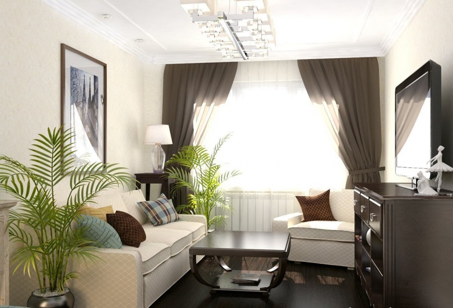 Диваны в интерьере гостиной