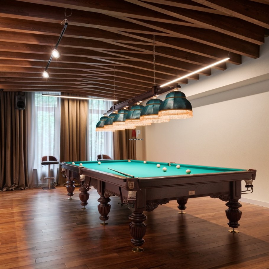 Бильярдная в современном стиле