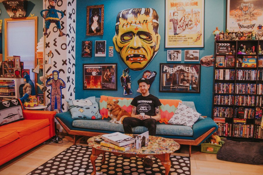 Комната в стиле контркультуры