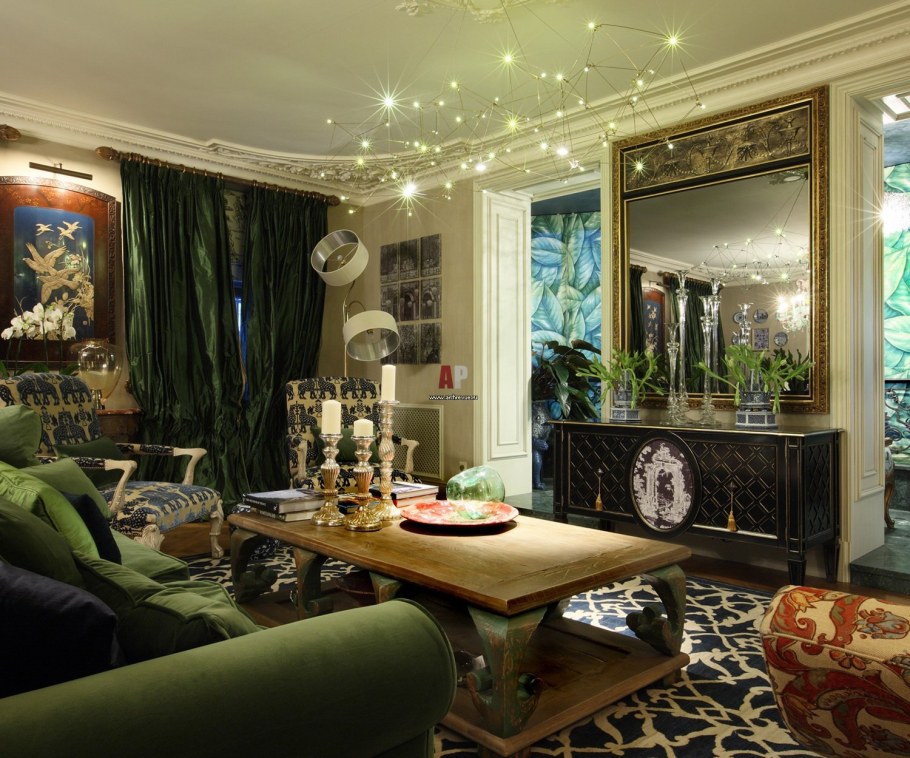 Скандинавский этно стиль в интерьере