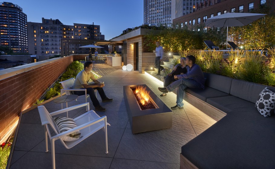 Террасы на крыше многоэтажки