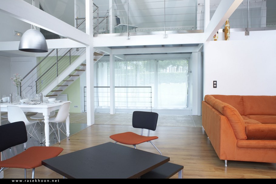 Конструктивизм гостиная второй свет синий