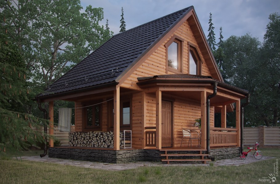 Двухэтажная баня