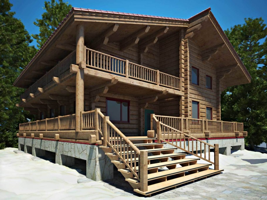 Деревянный дом