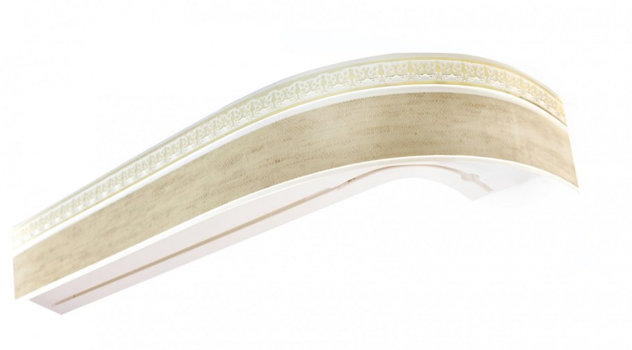 Карниз потолочный 2-х рядный 3м