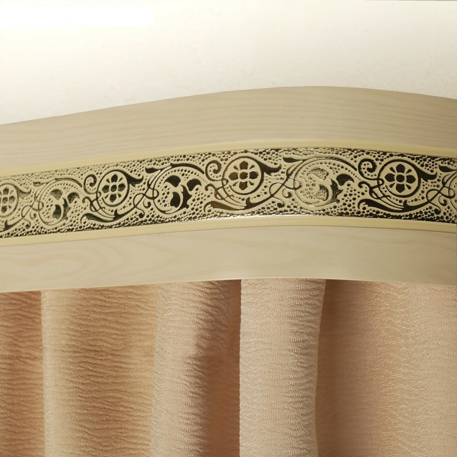 Карниз трёхрядный «Ультракомпакт. Грация золото»