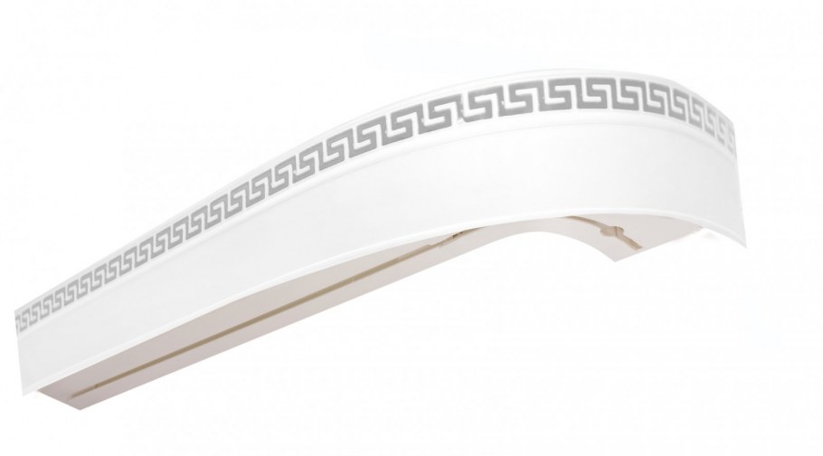 Карниз потолочный Монарх серебро 3,2м 3х рядный (Легранд)