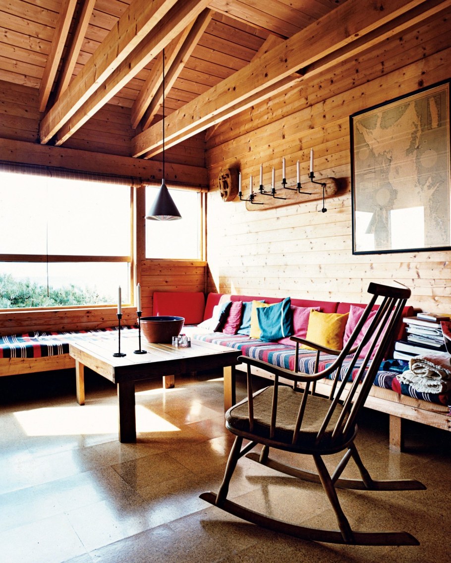 Спальня в норвежском стиле