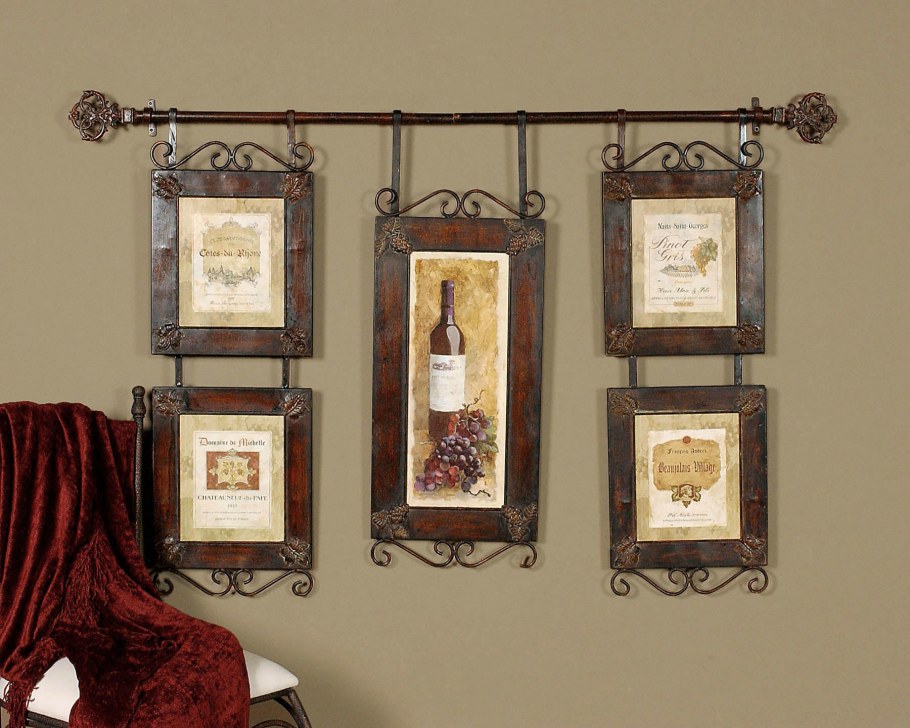 Фоторамки на кухне в интерьере