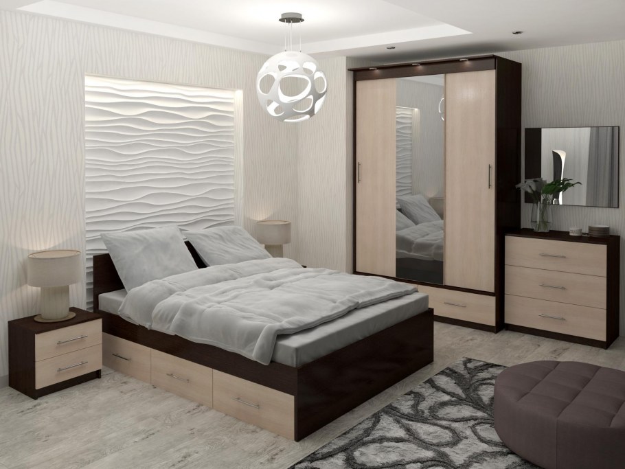 Спальный гарнитур Юнона Горизонт