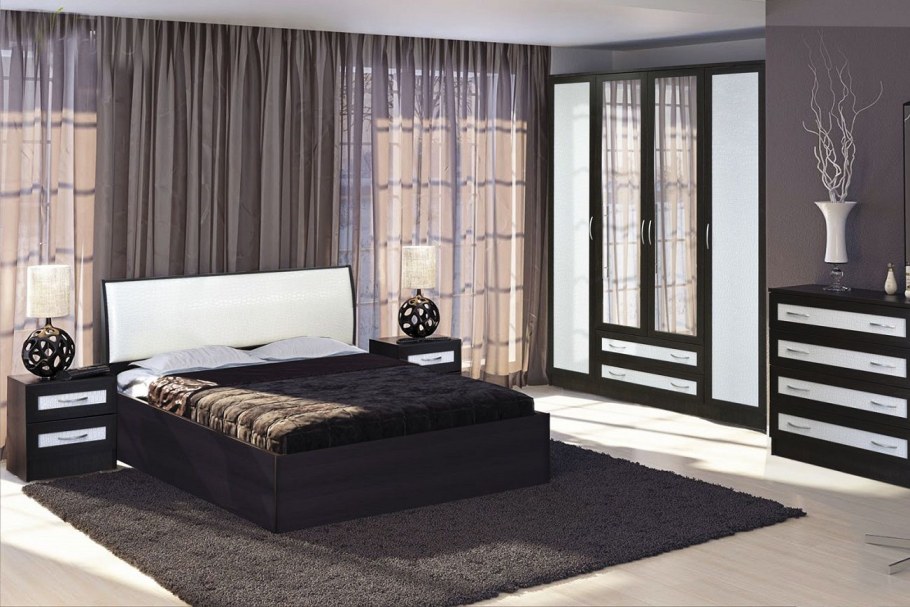 Спальня Кэт-1 Caiman коричневый