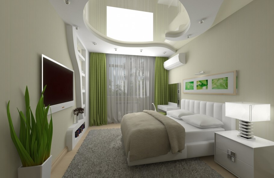 Комната на квадратном балконе