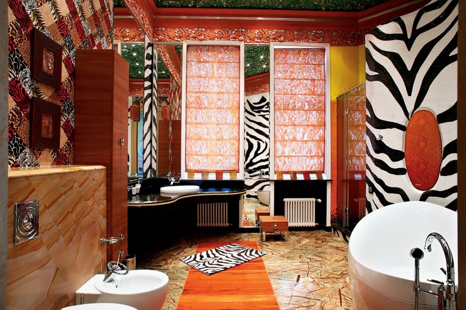 Санузел в стиле Фьюжн