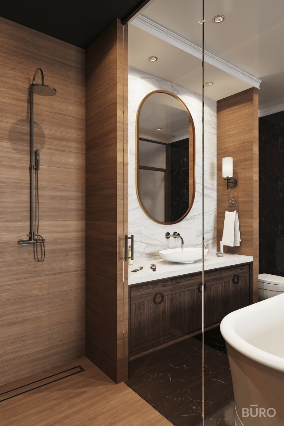 Ванная комната в стиле Фьюжн