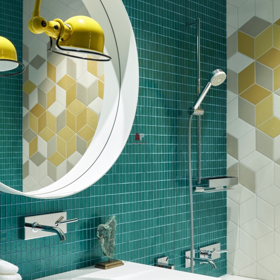 Пэчворк в зоне раковины