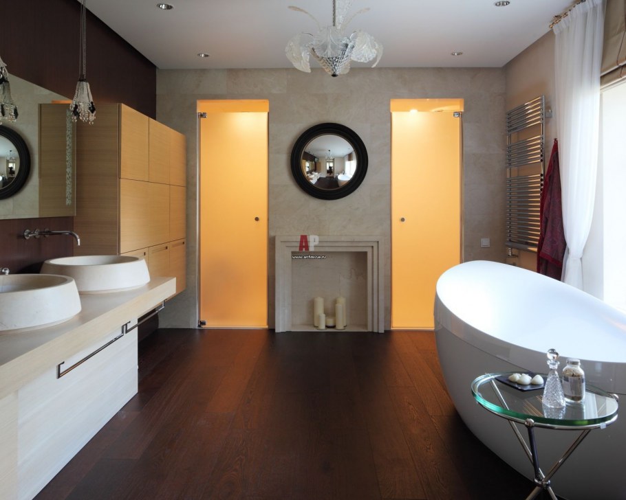 Ванная в стиле Фьюжн