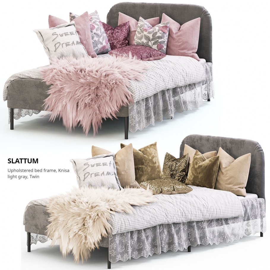 Кровать ikea Слаттум