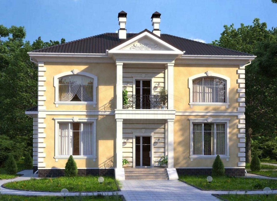 Двухэтажный коттедж