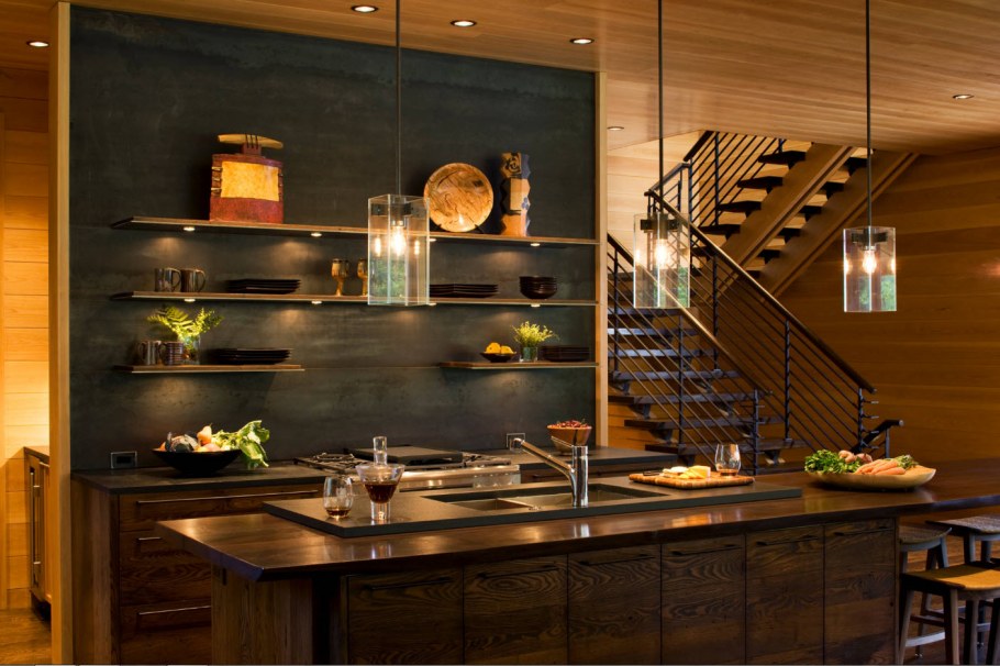 Модная кухня 2020 с полками