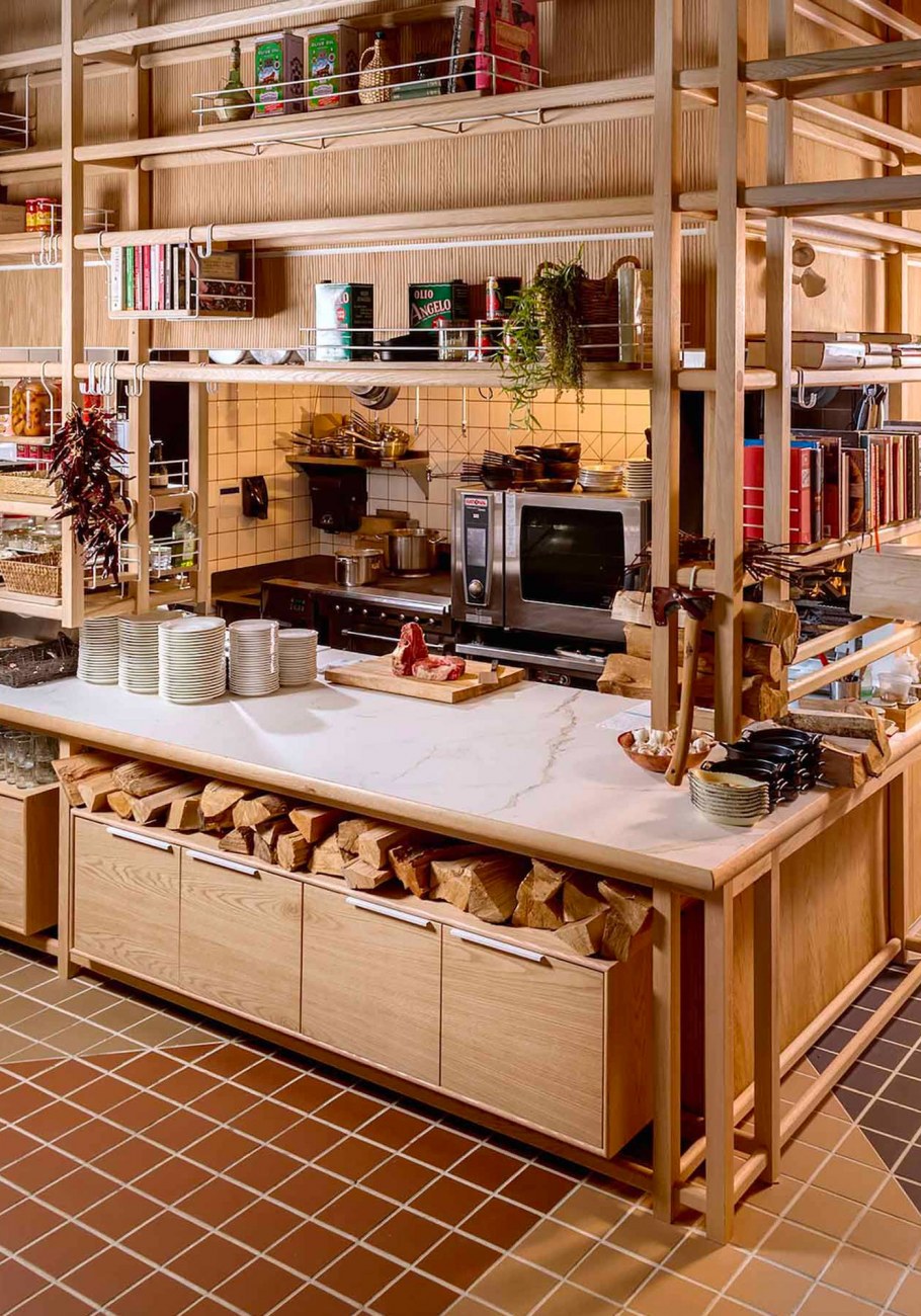 Открытая кухня