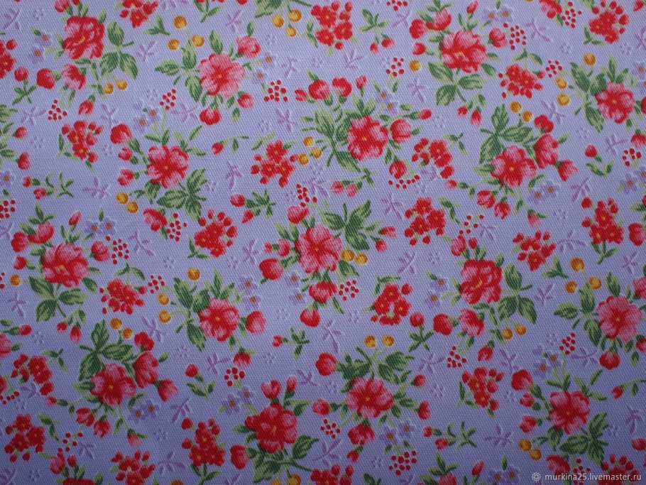 Ткань с мишками