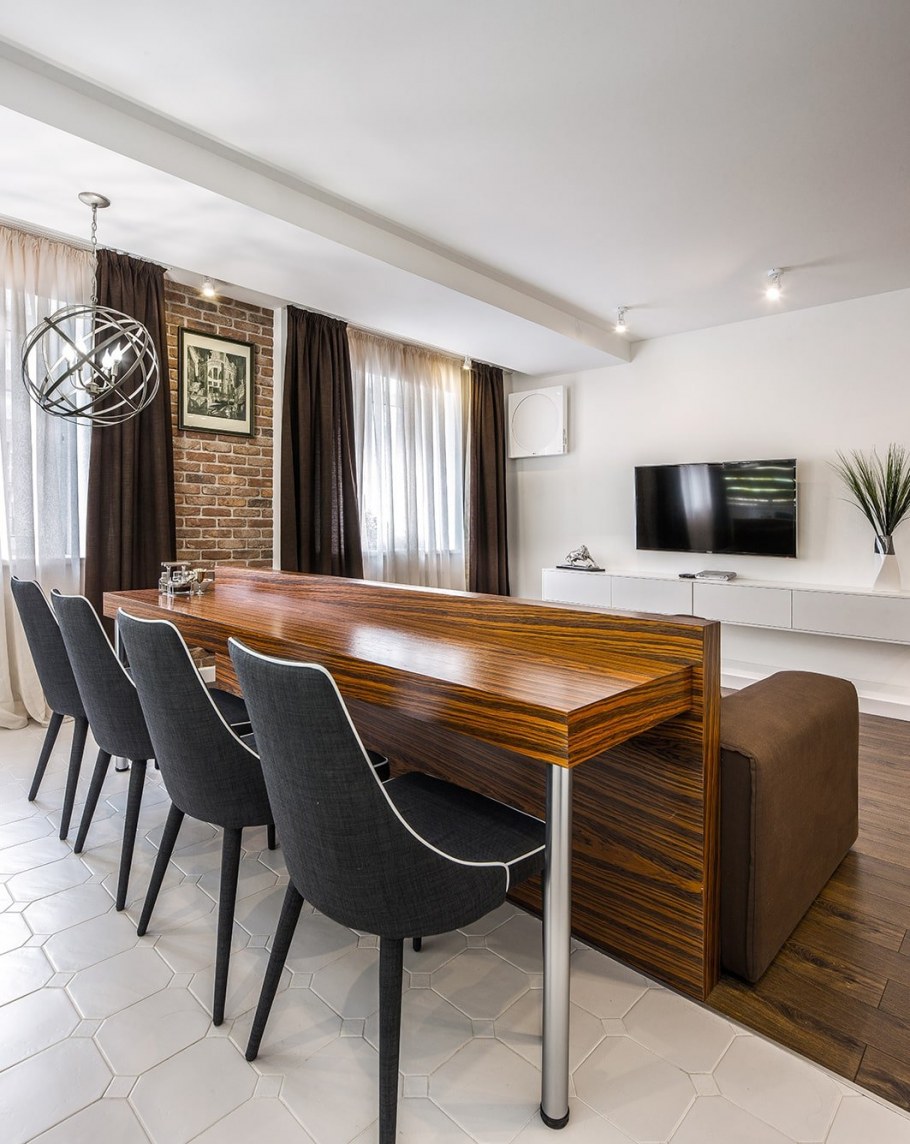 Маленькая гостиная столовая