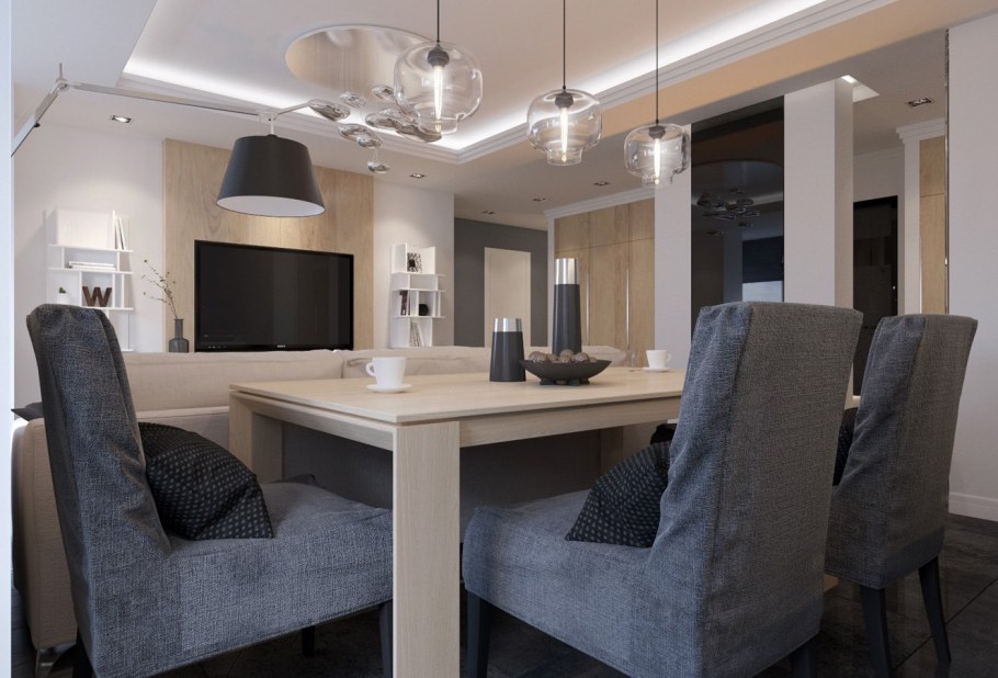 Уютная столовая в квартире