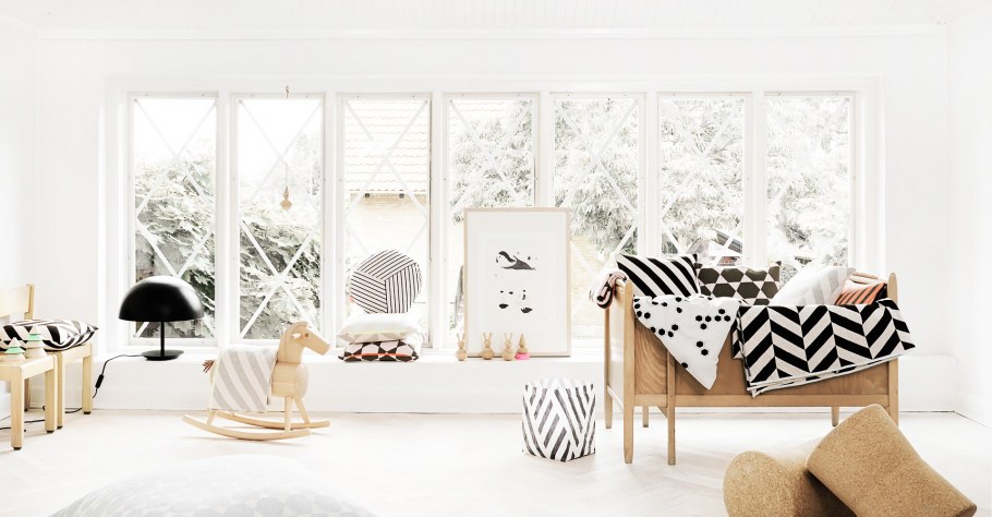 Освещение в детской в скандинавском стиле