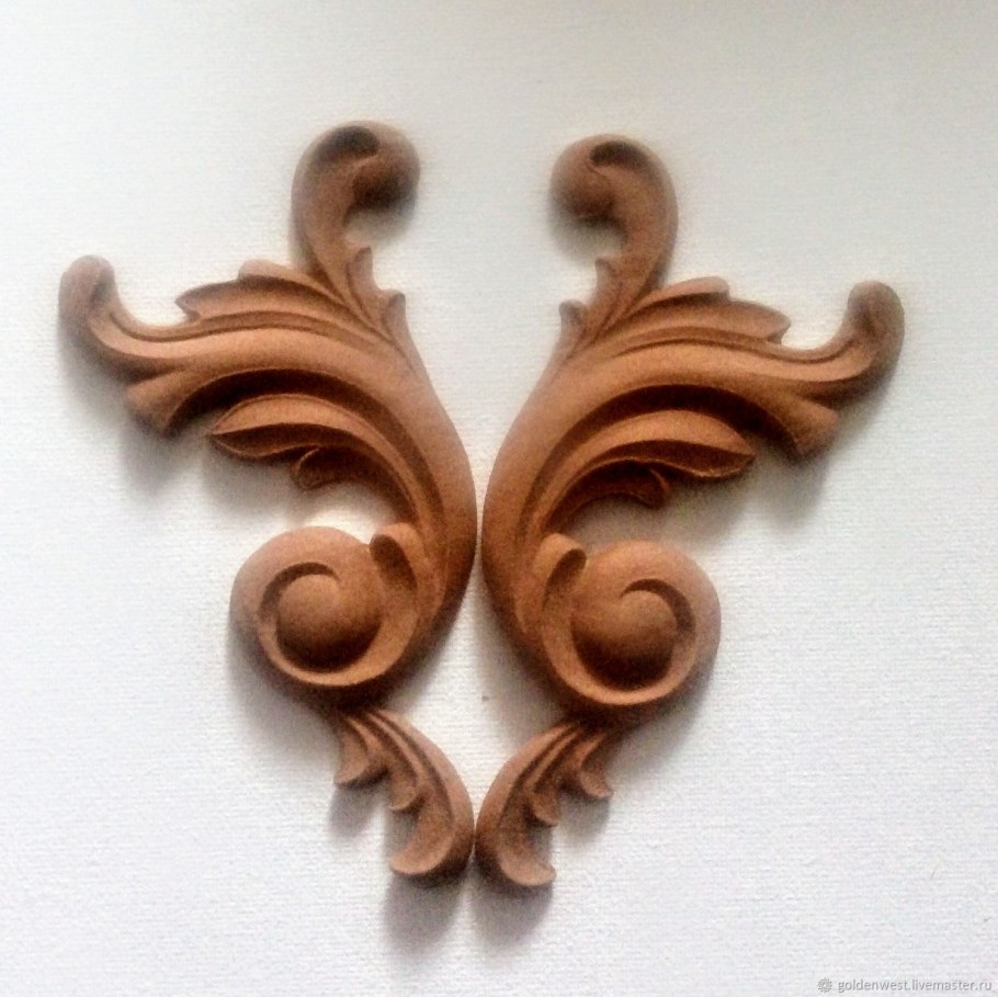 Бронзовая накладка б435