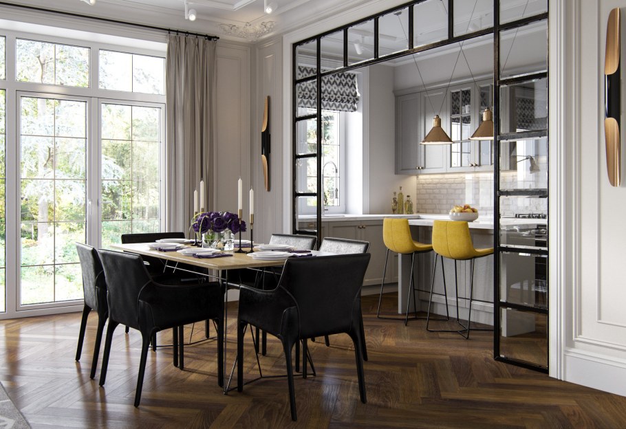 Дачная комната в скандинавском стиле