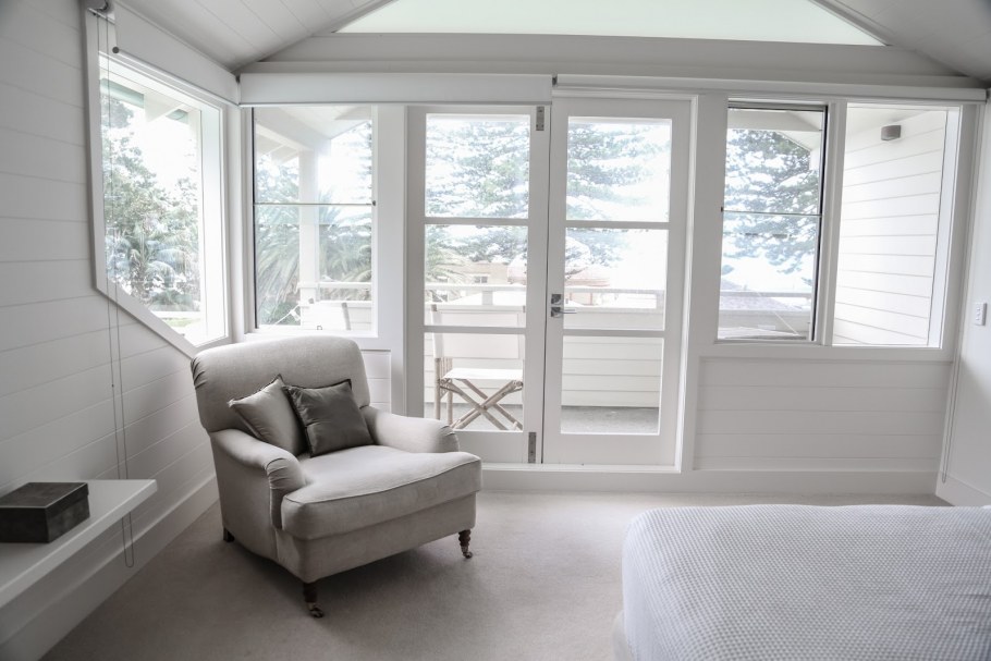 Французские окна в гостиной