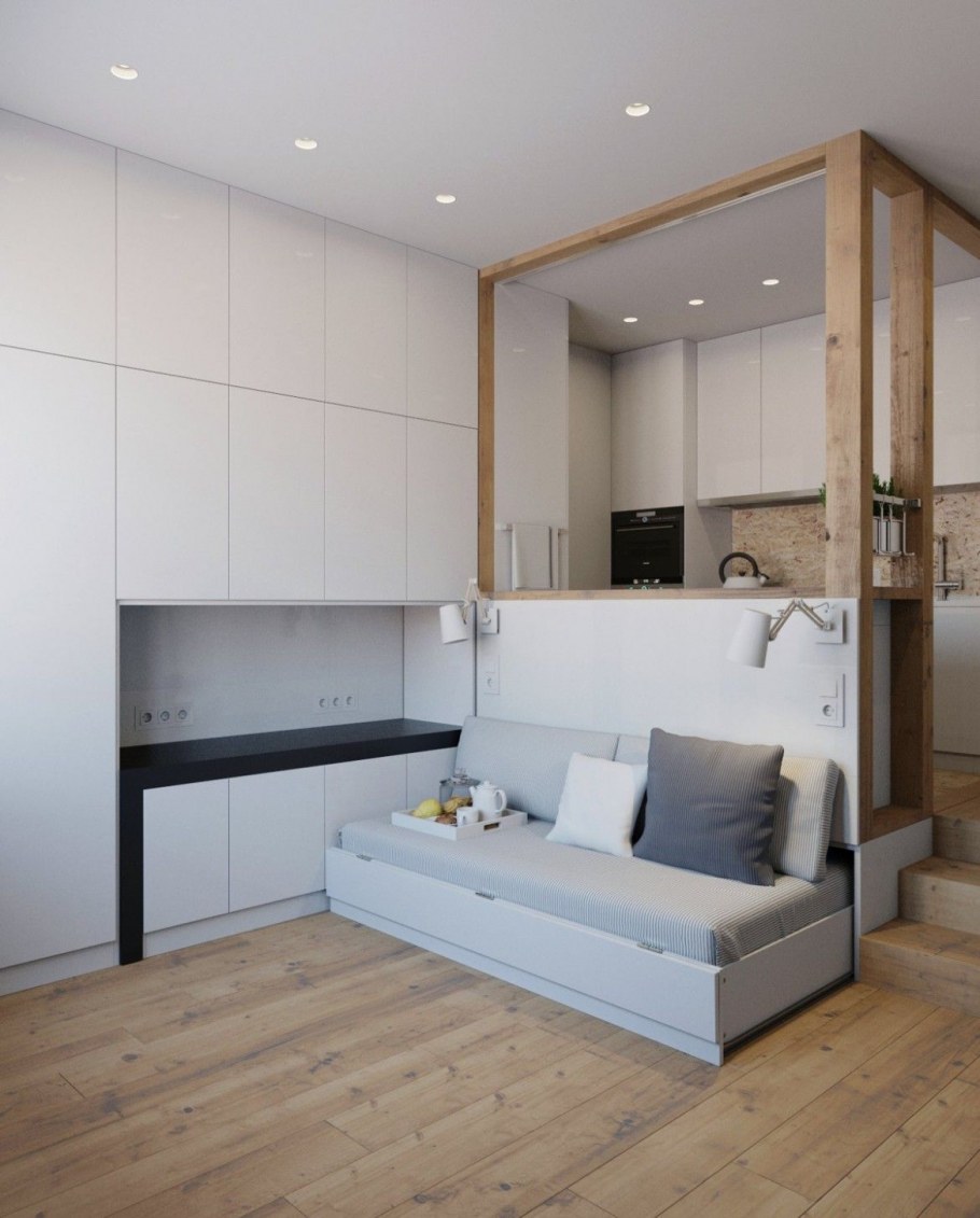 Интерьер квартиры студии