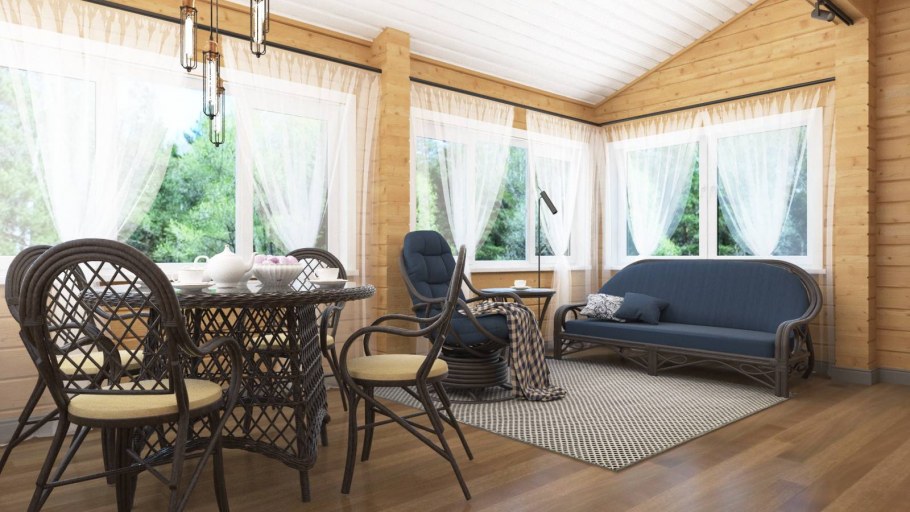 Красивые летние веранды