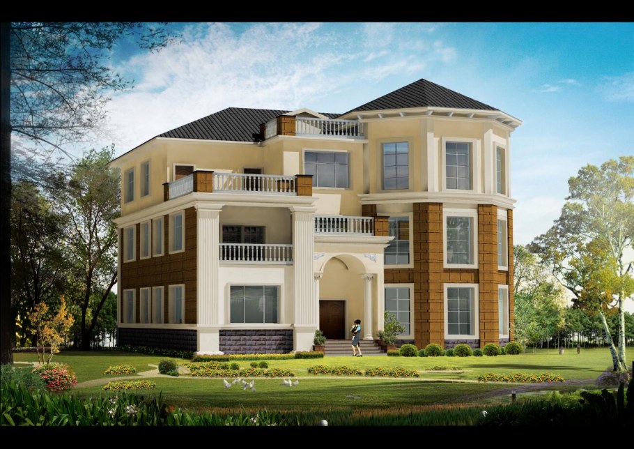 Трехэтажный домик