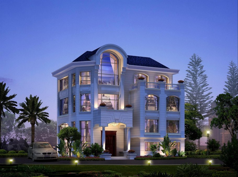 Трехэтажный дом